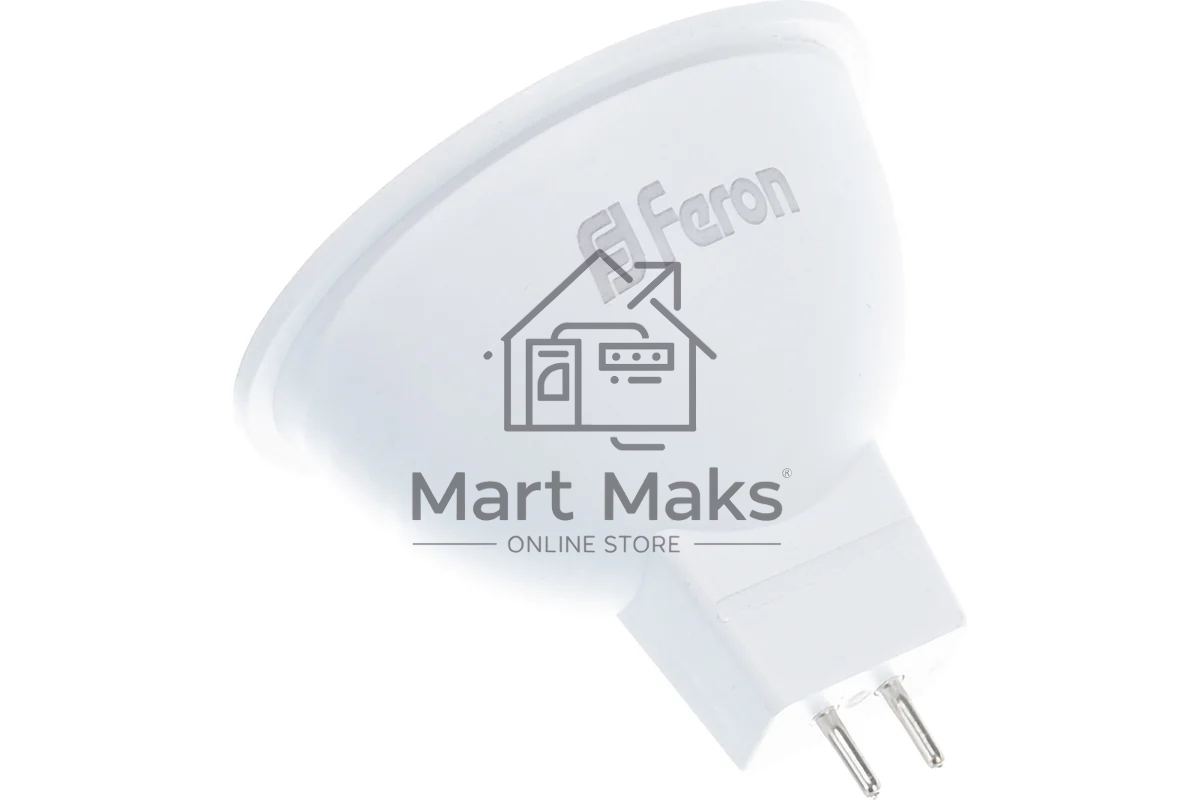 Лампа светодиодная FERON LB-26 (25236) 7W 230V G5.3 4000K MR16 матовая