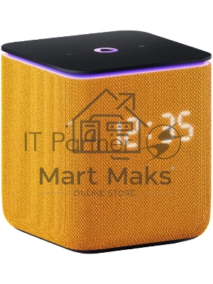 Умная колонка Яндекс Станция Миди, 24Вт, с экраном, 2 динамика, Wi-Fi, BT5.0, Zigbee, Алиса, оранжевый