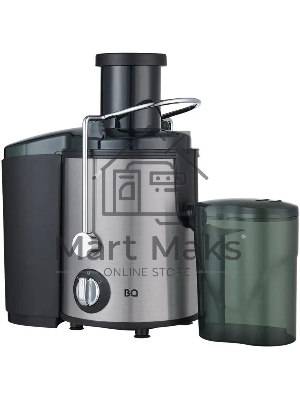 Соковыжималка BQ J1000 серый/черный, центробежная, 900 Вт, 800 мл, механическое