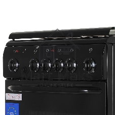 Плита электрическая De Luxe 506004.03Э (кр) 001 черный, конфорок 4 шт, духовка 60 л, 50 см x 85 см x 60 см