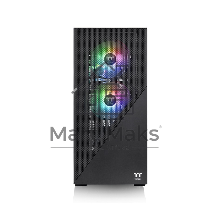 Компьютерный корпус Thermaltake Divider 370 TG ARGB/Black CA-1S4-00M1WN-00 /Win/SPCC/Tempered Glass*1/120mm ARGB PWM Fan*3