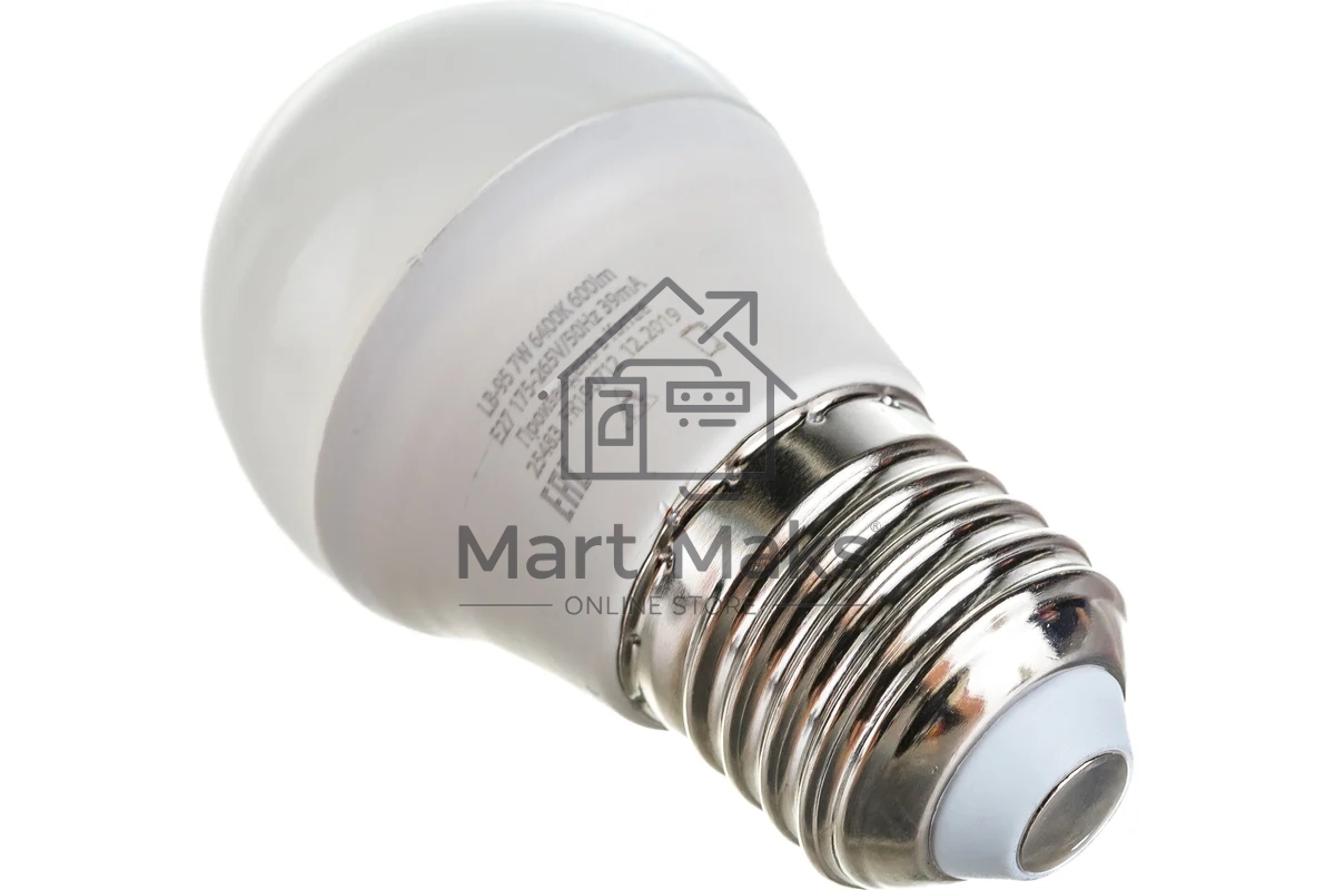 Лампа светодиодная FERON LB-95 (25483) 7W 230V E27 6400K G45
