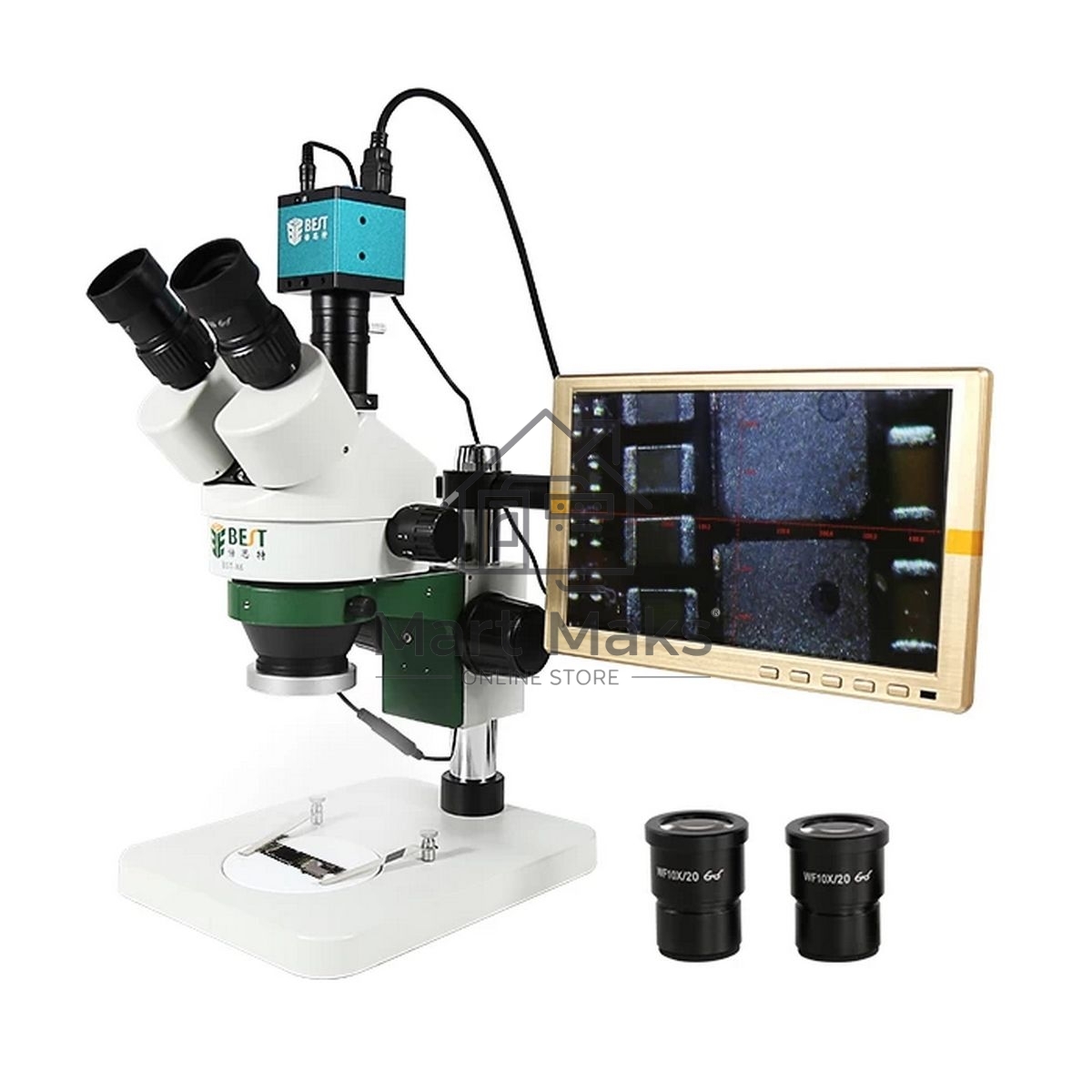 Стереомикроскоп тринокулярный BESTOOL BST-X6 II 7x-45x, WF10X, 45 угол обзора