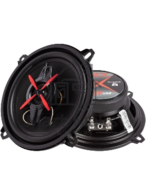 Колонки автомобильные Kicx ST 132 80Вт 89дБ 4Ом 13см (5дюйм) (ком.:2кол.) коаксиальные трехполосные