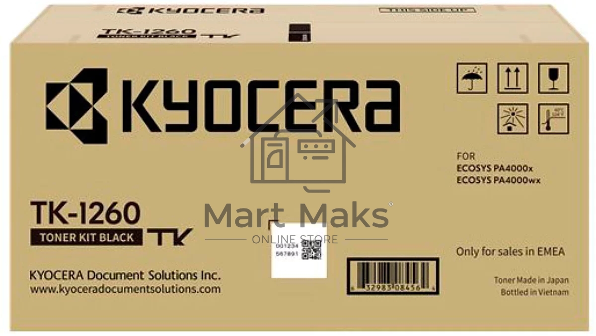 Картридж лазерный TK-1260 10 000 стр. для PA4000x/PA4000wx (1T0C150NL0)