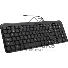 Клавиатура Logitech K106 проводная, USB Type-A, чёрный