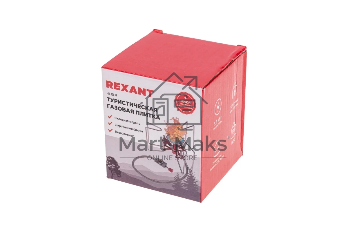 Плитка газовая туристическая Медея Rexant