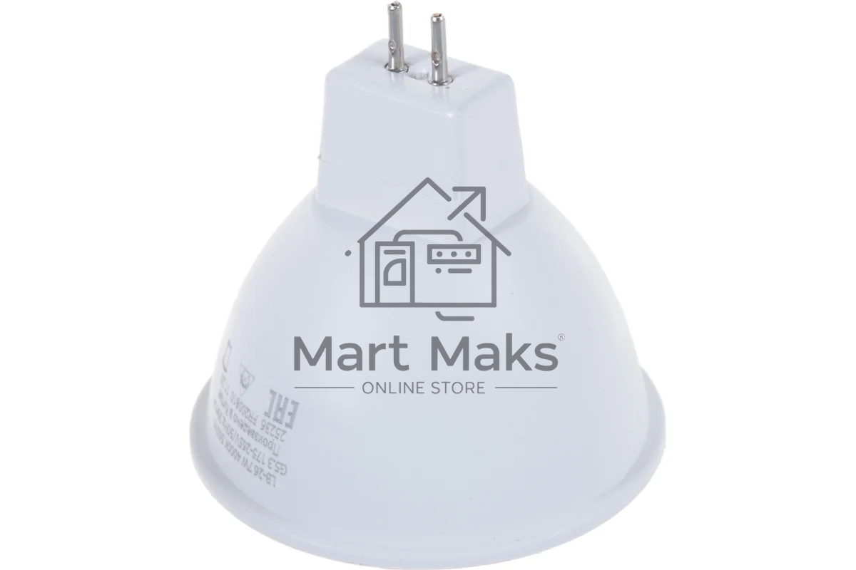 Лампа светодиодная FERON LB-26 (25236) 7W 230V G5.3 4000K MR16 матовая