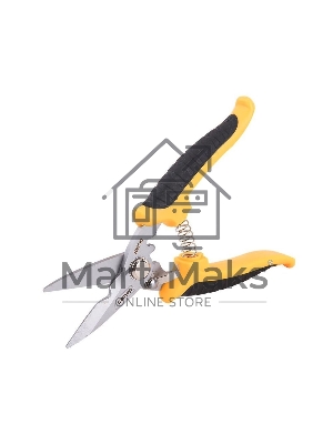 Ножницы универсальные строительные Deli DL2907 нержавеющая сталь с твердостью 48-52HRC, прорезиненная рукоятка Ножницы универсальные строительные Deli DL2907 нержавеющая сталь с твердостью 48-52HRC, прорезиненная рукоятка