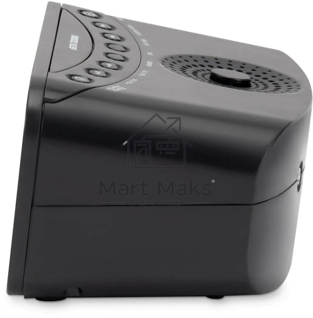 Радиобудильник Hyundai H-RCL221 черный LCD подсв:белый часы:цифровые FM