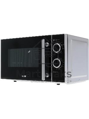 Микроволновая печь Mystery MMW-2032 черный/серебристый, 20 л, 800 Вт, переключатели - поворотный механизм