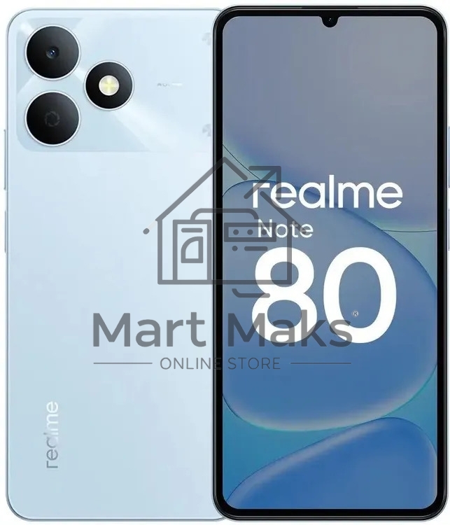 Смартфон Realme Note 80 RMX5388 4Gb, 64Gb, голубой