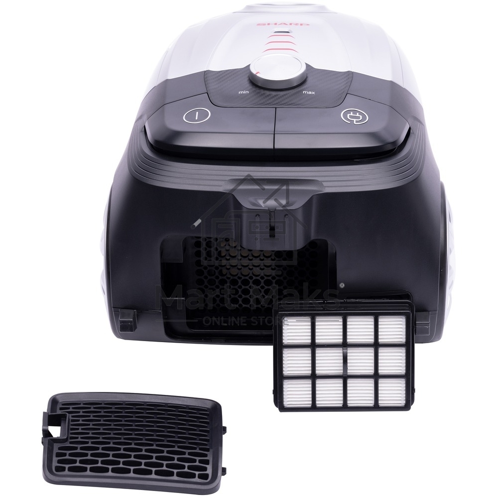 Пылесос Sharp EC-JB19R-S серебристый, 350/1900 Вт, уборка сухая, пылесборник мешок, 2,3 л