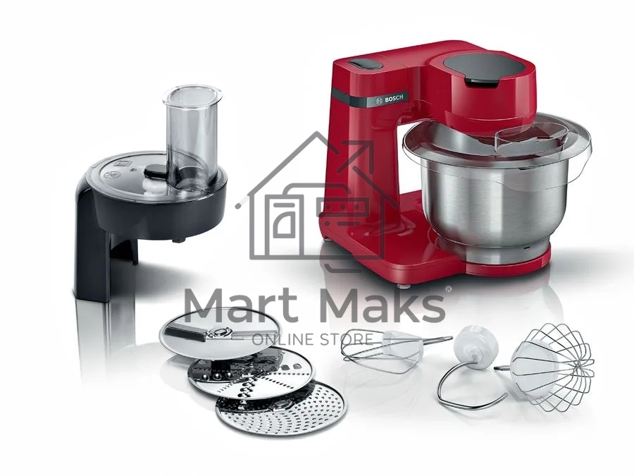 Кухонный комбайн Bosch MUMS2ER01 700Вт красный