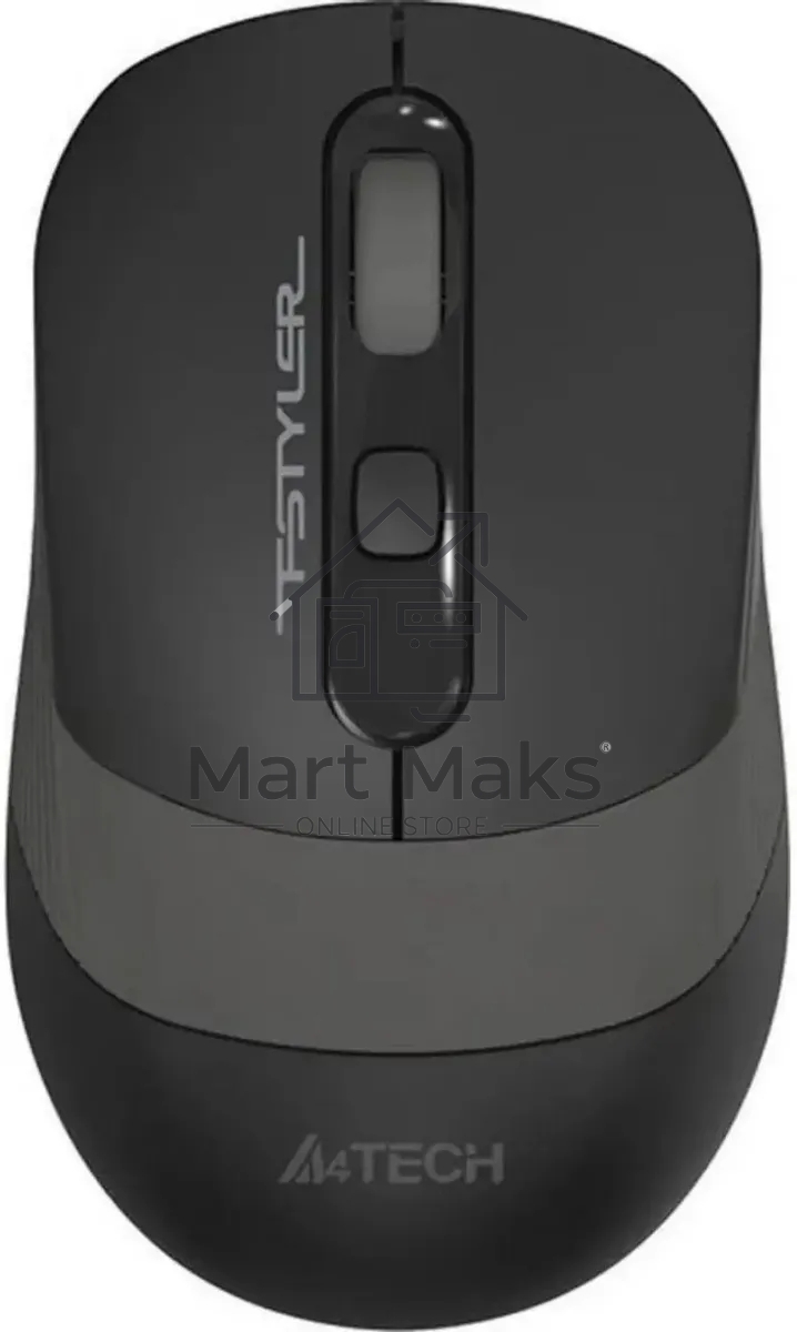 Мышь проводная A4Tech Fstyler FM10S черный/серый, 1600 dpi, USB, кнопки - 4