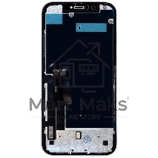 Дисплей для Apple iPhone XR в сборе с тачскрином и рамкой (AAA TFT), черный