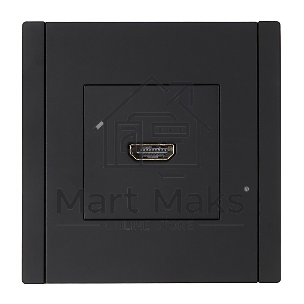 Розетка HDMI IEK FORTE&PIANO FP140 черный
