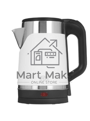 Чайник электрический Homestar HS-1043 1.7л, нержавейка и пластик, двойной корпус, белый