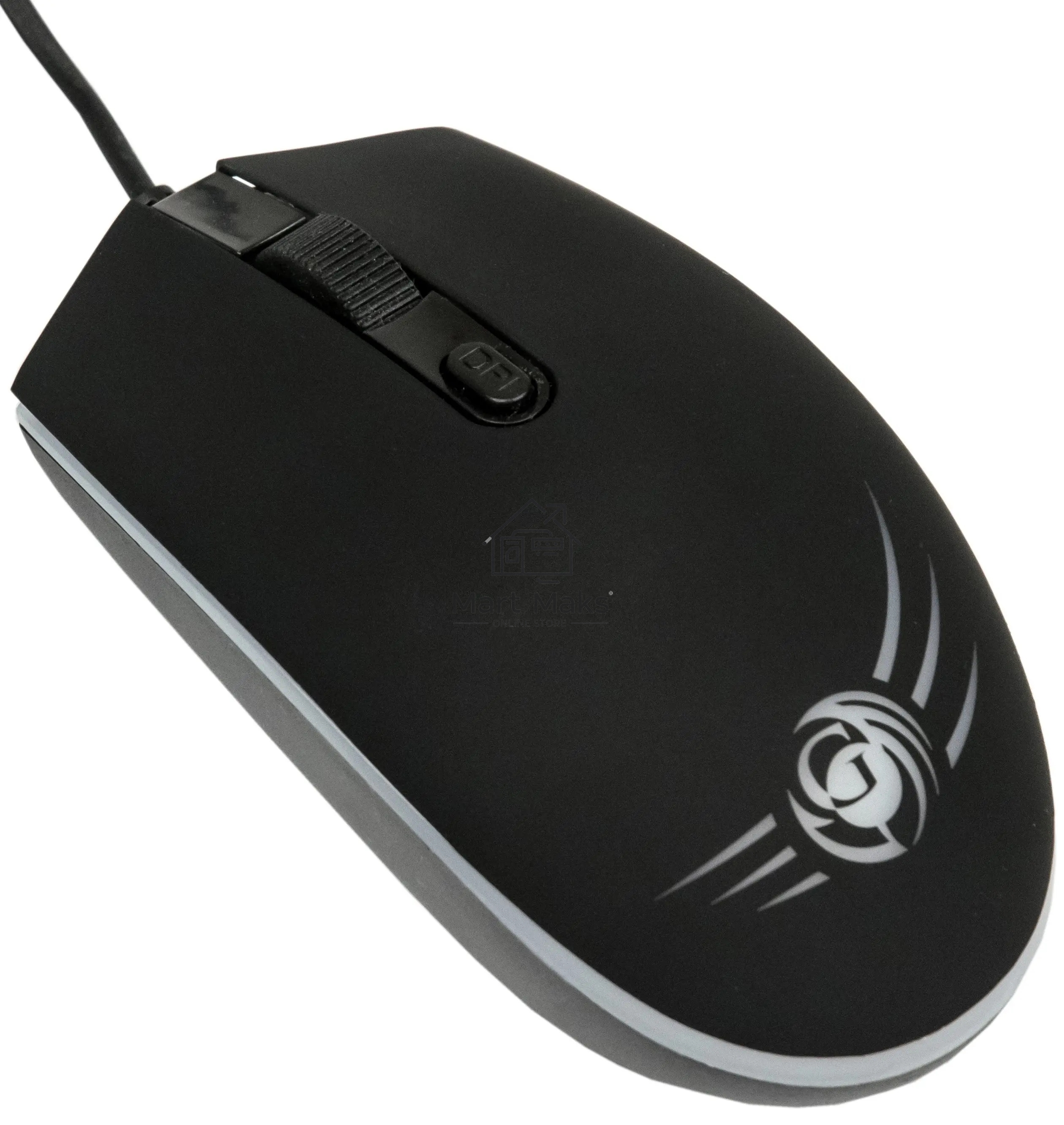 Комплект клавиатура+мышь Dialog Gan-Kata KMGK-1707U проводной, USB, 1600 DPI, чёрный