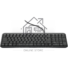 Клавиатура Logitech K106 проводная, USB Type-A, чёрный