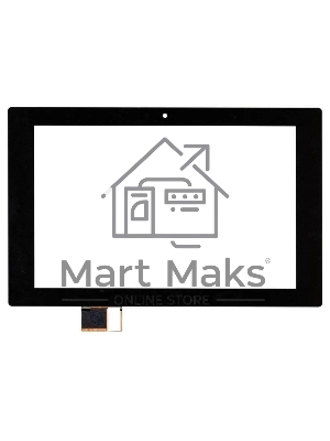 Сенсорное стекло (тачскрин) для Sony Xperia Tablet Z I101FGT08.1, черное