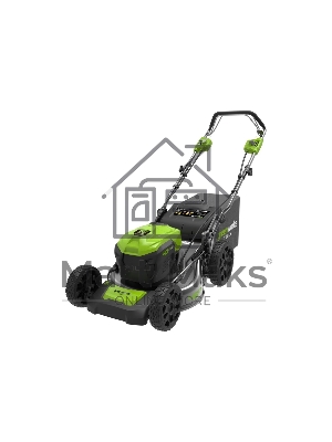 Газонокосилка аккумуляторная GreenWorks GD40LM46SP 40В, 46см, самоходная (c аккумуляторной батареей 4АЧ и зарядным устройством) (2506807UB)