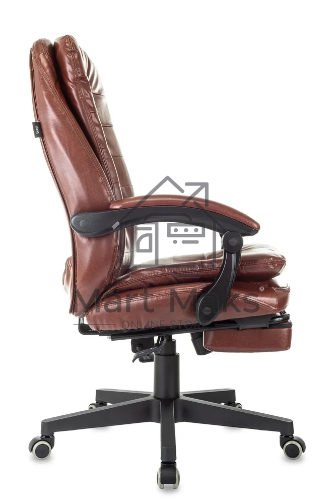 Кресло руководителя Бюрократ T-9950MSG-F/BROWN-PU