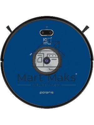 Робот-пылесос Polaris Aqua PVCR 3200 IQ Home темно-синий, 40 Вт, 3200 мАч Li-Ion, уборка влажная/сухая, пылесборник контейнер 0.5 л