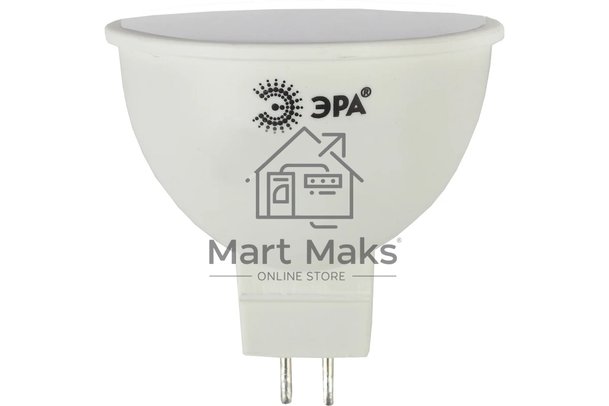 Лампа светодиодная ЭРА Б0020547 LED 8Вт GU5.3 220В 4000К СТАНДАРТ MR16
