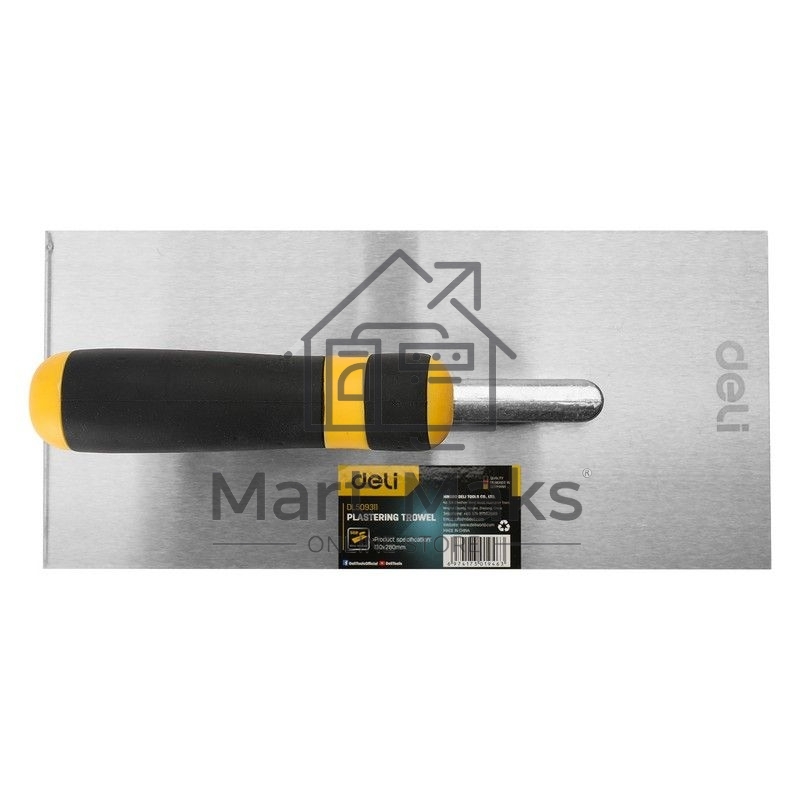 Кельма штукатурная прямоугольная Deli DL509311 280х130мм