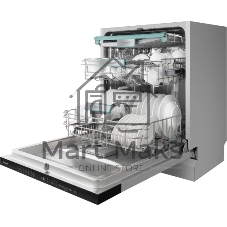 Встраиваемая посудомоечная машина Weissgauff BDW 6135 D Inverter AutoOpen Timer Floor, серебристый, 59.8 см, 14 компл., 49 дБ, класс А+++