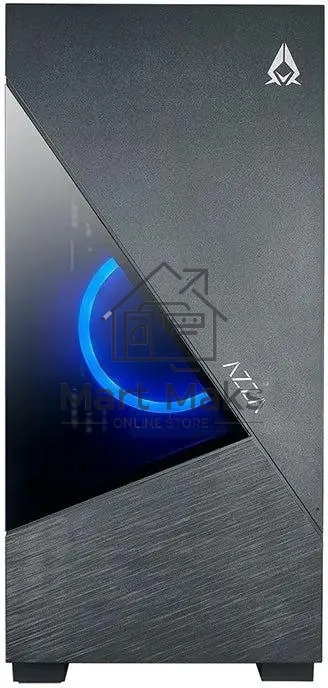 Компьютерный корпус Azza Eclipse черный без БП ATX 9x120mm 5x140mm 2xUSB2.0 1xUSB3.0 audio bott PSU