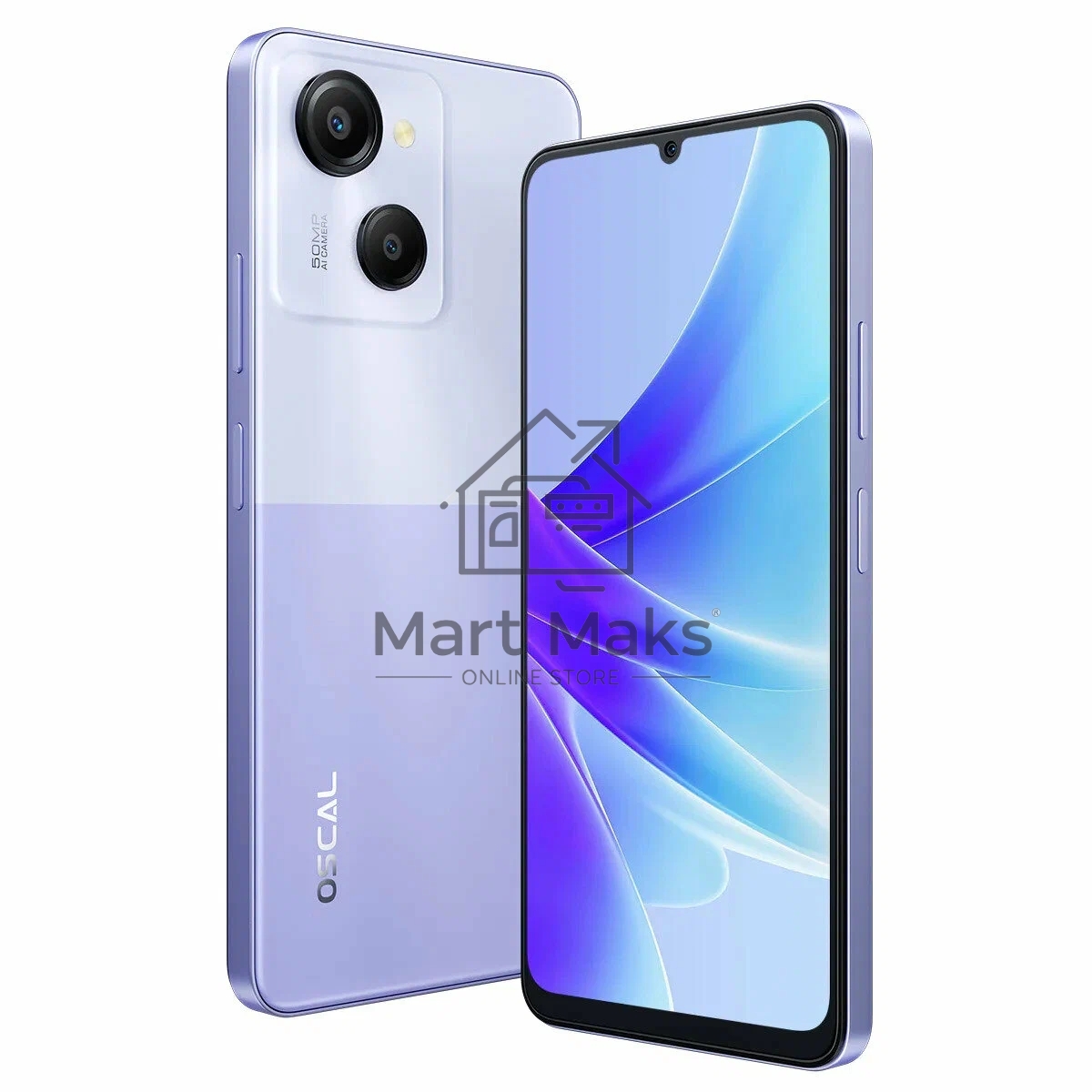 Смартфон OSCAL Modern 8, 8/256Gb, фиолетовый