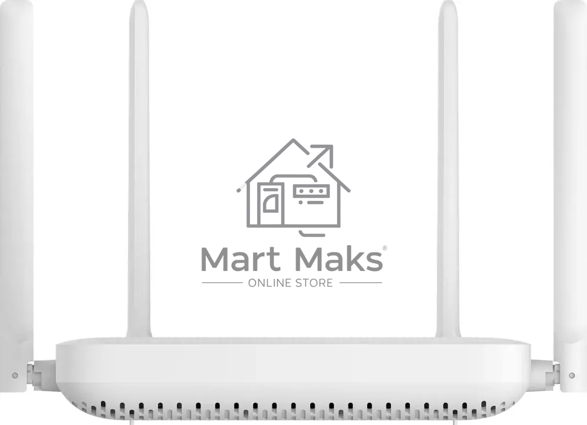 Роутер Wi-Fi Xiaomi Mi Router AX1500 RD12, 2.4/ 5 ГГц, до 1.5 Гбит/с, LAN 3x1 Гбит/с, WAN 1x1 Гбит/с