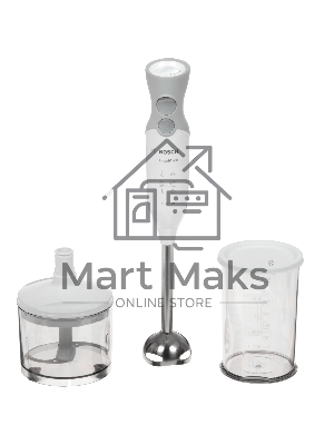 Блендер погружной Bosch MSM66120 600 Вт, белый/серебристый