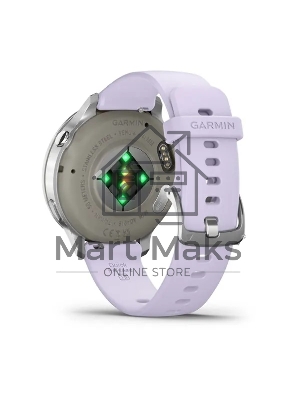 Смарт-часы Garmin Venu 4 серебристый, фиолетовый ремешок 41мм