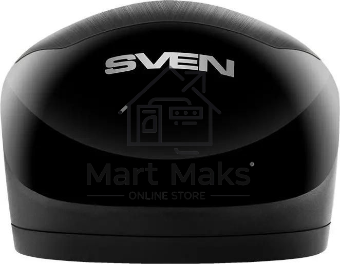 Мышь беспроводная SVEN RX-380W серый металлик, 1600 dpi, радиоканал, USB, кнопки - 4