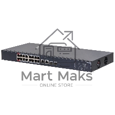 Коммутатор Dahua DH-SG4020LP, 18×1 Гбит/с + 2×1 Гбит/с SFP, управляемый