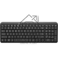 Клавиатура Logitech K106 проводная, USB Type-A, чёрный