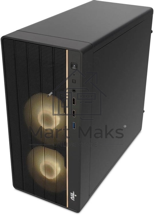 Компьютер IRU Tactio 310H6SEA MT i5 13400F (2.5) 32Gb SSD1Tb RTX5060 8Gb FreeDOS GbitEth 500W черный (2121934)