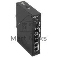 Коммутатор Dahua DH-PFS3106-4T, 4×100 Мбит/с + 1×1 Гбит/с + 1×1 Гбит/с SFP, неуправляемый