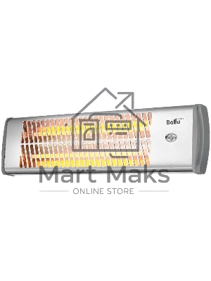 Обогреватель инфракрасный Ballu BIH-LW-1.2 серебристый, кварцевый, 1200 Вт, 20 м2