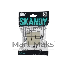 Выключатель 3-кл. IEK SKANDY SK-V11B 10А бежевый SK-V30-0-10-K10