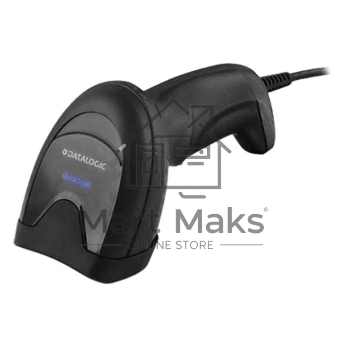 Сканер штрих-кода ручной QW2500 KIT, имидж 2D, 30 скан/сек, USB, черный