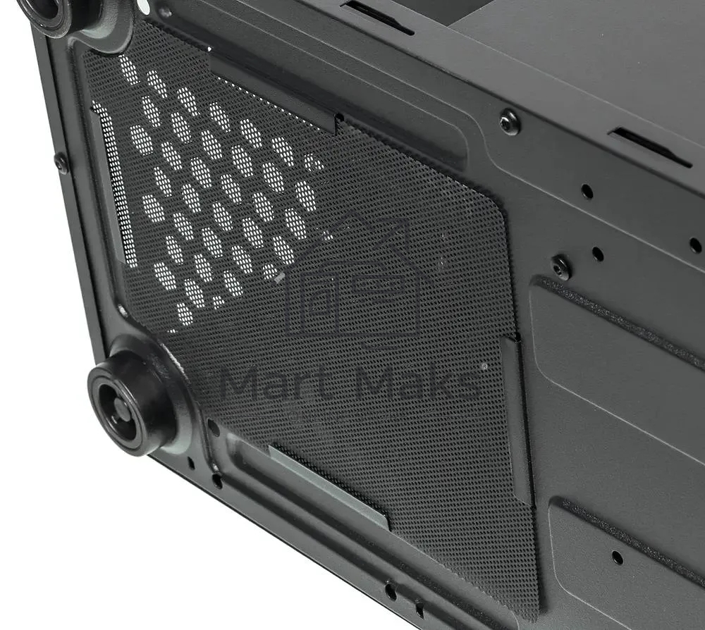 Компьютерный корпус Accord JP-VI черный без БП ATX 2xUSB2.0 1xUSB3.0 audio bott PSU