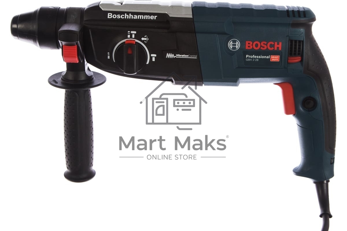 Перфоратор Bosch GBH 2-28 Перфоратор SDS-plus 0611267500 880 Вт, 3.2Дж, 2,9кг, 3реж, L-Case