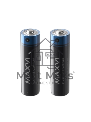 Щелочная батарейка Maxvi MBLR6CF2, COMFORT, AA, alkaline, 2 шт.