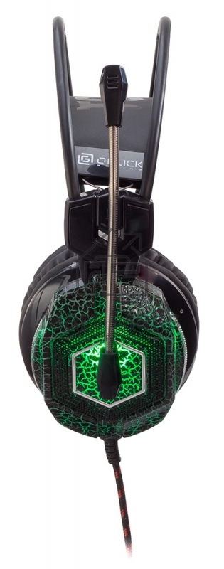 Наушники с микрофоном Oklick HS-L500G черный 2.2м мониторы оголовье