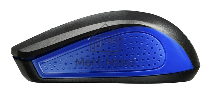 Мышь беспроводная Oklick 485MW черный/синий, 1200 dpi, радиоканал, USB, кнопки - 3