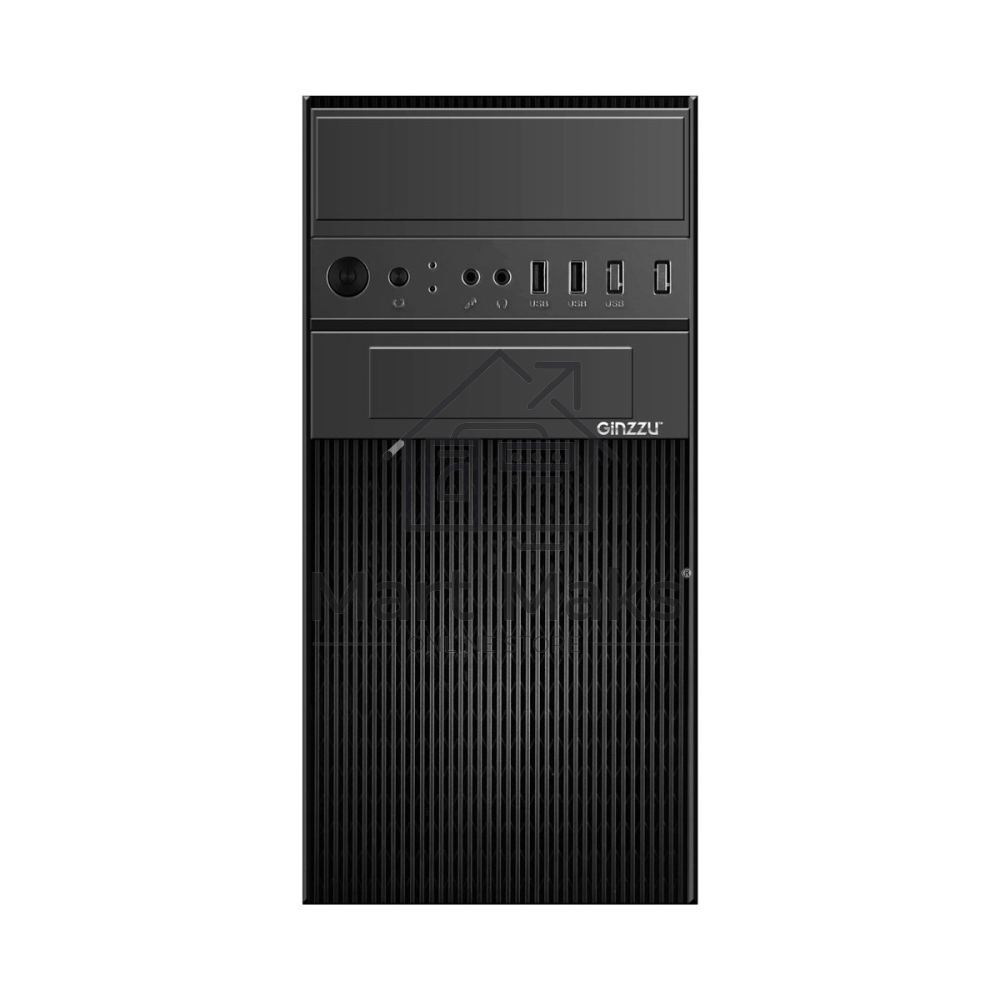Компьютерный корпус Ginzzu D190 2*USB 2.0,AU